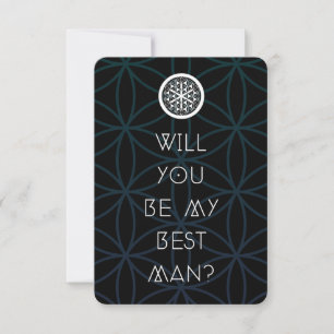 Invitación ¿Serás mi mejor hombre sagrado?