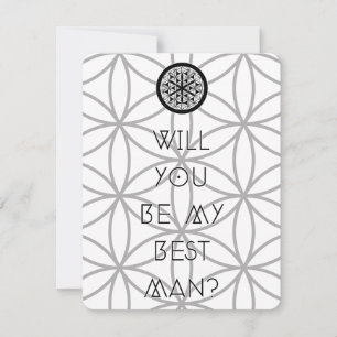 Invitación ¿Serás mi mejor hombre sagrado?