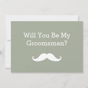 Invitación ¿Serás Mi Moto Negro De Groomsman?