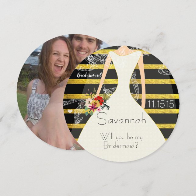Invitación ¿Serás mi novia? (Anverso / Reverso)