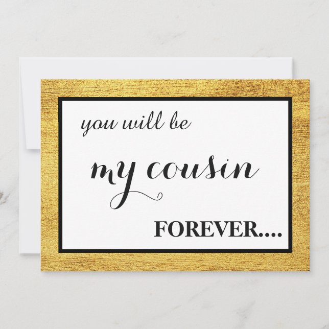 Invitación ¿Serás mi novia? (Anverso)