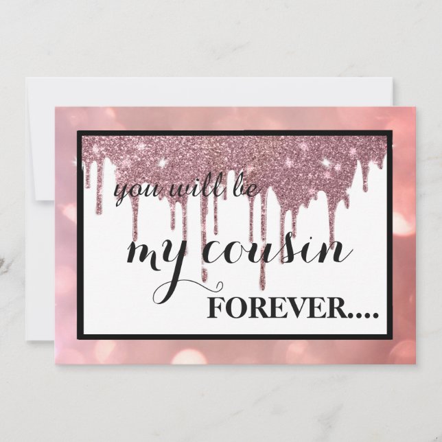 Invitación ¿Serás mi novia? (Anverso)