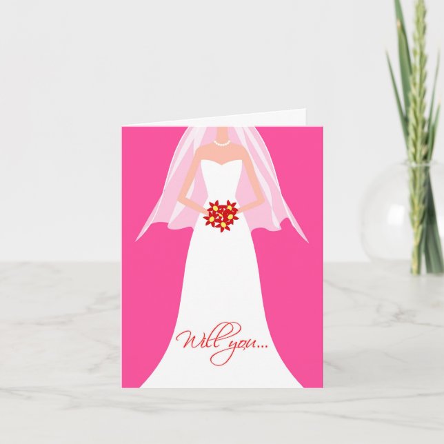Invitación ¿Serás Mi Novia? (Anverso)