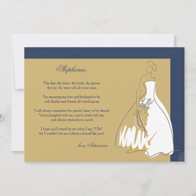 Invitación ¿Serás Mi Novia #3? (Anverso)