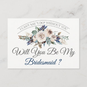 Invitación ¿Serás Mi Novia? Boho Floral