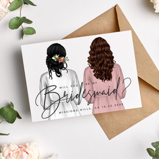 Invitación ¿Serás Mi Novia? Chicas en Robes V2 Invitados (Subido por el creador)