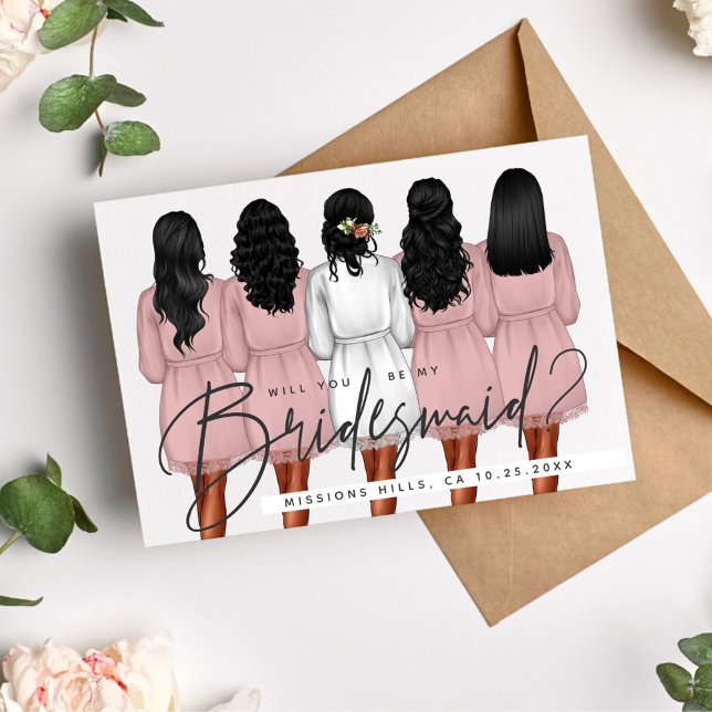 Invitación ¿Serás Mi Novia? Chicas en Robes V2 Invitados (Subido por el creador)