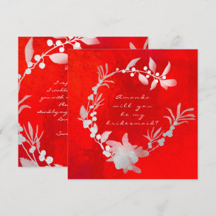 Invitación ¿Serás Mi Novia De La Mujer De La Novia?