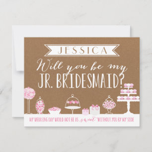 Invitación ¿Serás Mi Noviera?   Bridesmaid