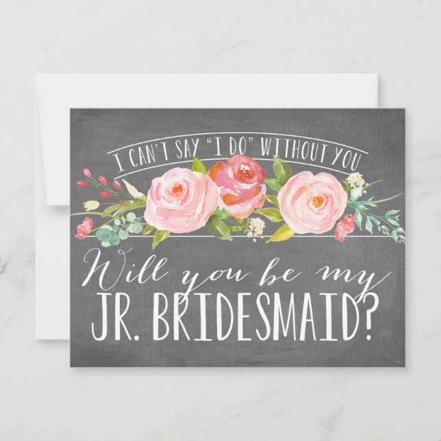 Invitación ¿Serás Mi Noviera? | Bridesmaid (Anverso)
