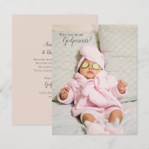 Invitación ¿Serás Mi Padrino Invitado A La Foto Completa?