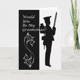 Invitación ¿Serás mi padrino militar napoleónico