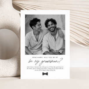Invitación ¿Serás Mi Padrino Propuesta Manuscrita
