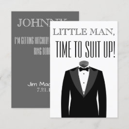 Invitación ¿Serás mi Portador de Anillos Propuesta de Invitac