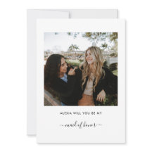 ¿Serás mi propuesta de la dama de honor Minimalist