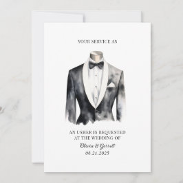 Invitación ¿Serás Mi Propuesta De Tuxedo?