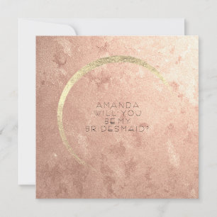 Invitación ¿Serás Mi Rosa De La Camarada De Novias?