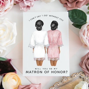 Invitación ¿Serás mi señoría de honor? Chicas en Robes Inv