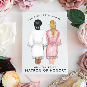 Invitación ¿Serás mi señoría de honor? Chicas en Robes Inv