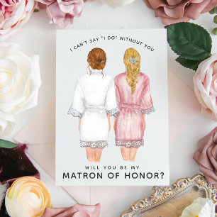 Invitación ¿Serás mi señoría de honor? Chicas en Robes Inv