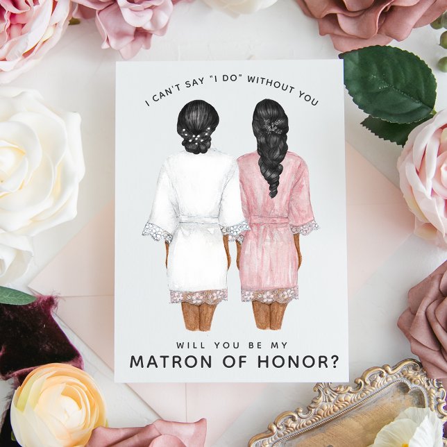 Invitación ¿Serás mi señoría de honor? Chicas en robos (Subido por el creador)