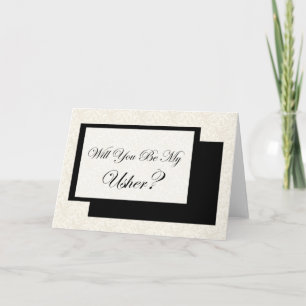 Invitación ¿Serás mi ujier?