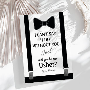 Invitación ¿Serás Mi Usher?