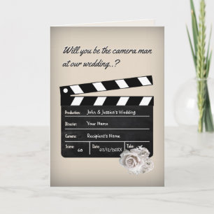 Invitación ¿Serás nuestro camarógrafo de bodas?