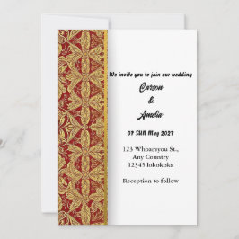 Invitación "Serenading Love in Every Detail"