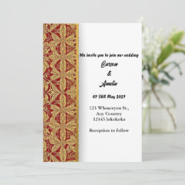 Invitación "Serenading Love in Every Detail"