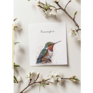 Invitación Serenata de Colibrí Joyero, personalizada