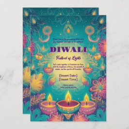 Invitación Serene Diwali Grace