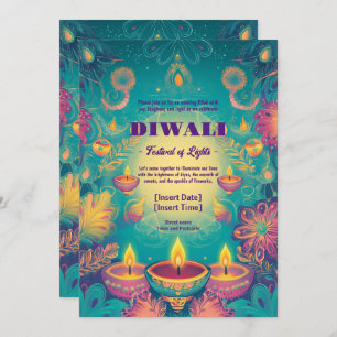 Invitación Serene Diwali Grace