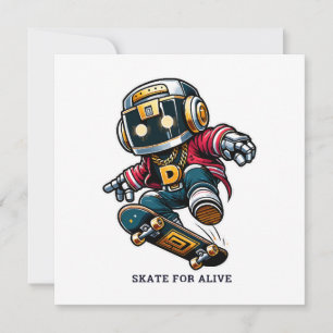 Invitación Serie de Skate de Estilo Callejero