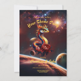 Invitación Serpiente estrella real del universo