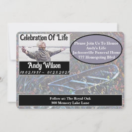 Invitación Servicio conmemorativo de barcos de pesca con acua