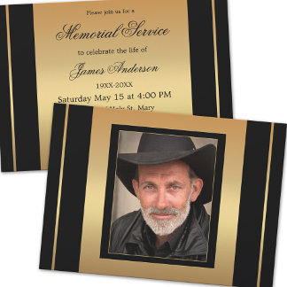 Invitación Servicio conmemorativo del funeral del clásico Oro