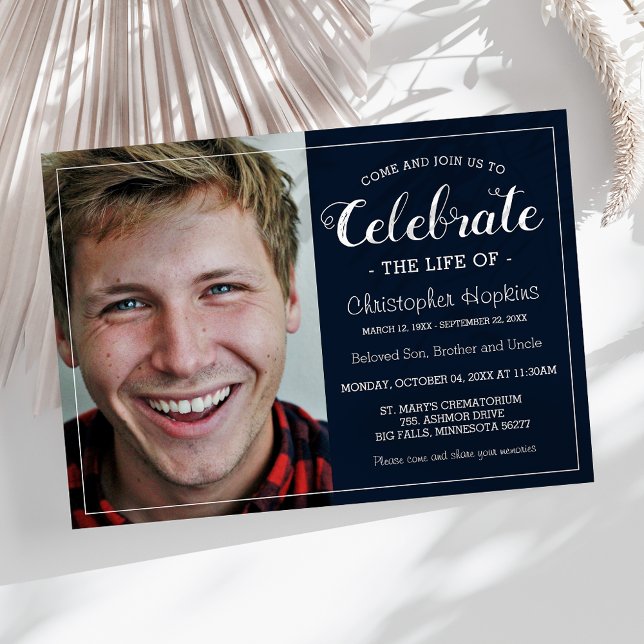 Invitación Servicio conmemorativo personalizado de la Marina  (Subido por el creador)