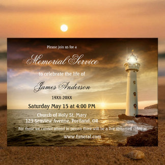 Invitación Servicio de Conmemoración del Funeral Costero de L