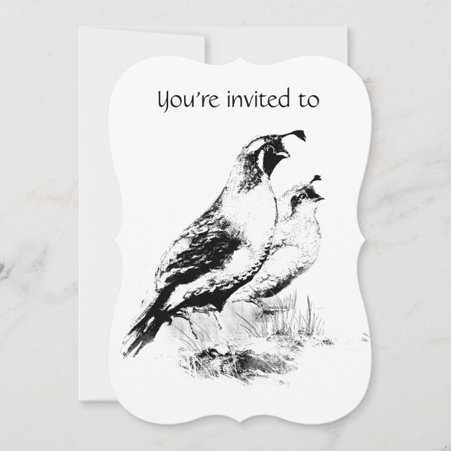 Invitación Servicio de memorias invitan a la vieja California (Anverso)