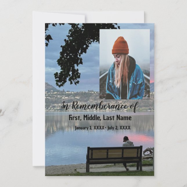 Invitación Servicio de memorias invitan a las montañas del Pa (Anverso)