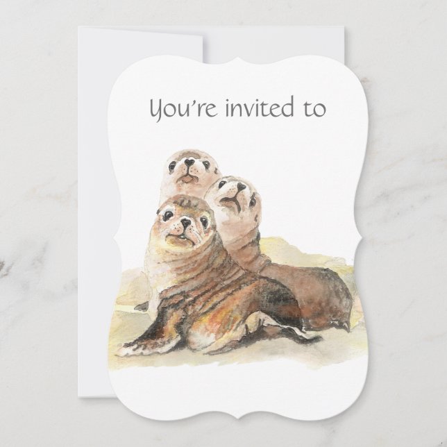 Invitación Servicio de memorias invitan a los animales de sel (Anverso)