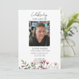 Invitación Servicio funerario conmemorativo electrónico de es