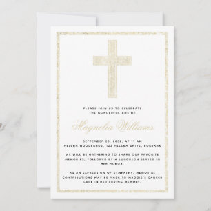 Invitación Servicio Memorial de la Celebración de la Cruz del