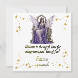 Invitación Servilleta de fiesta de cumpleaños personalizada d