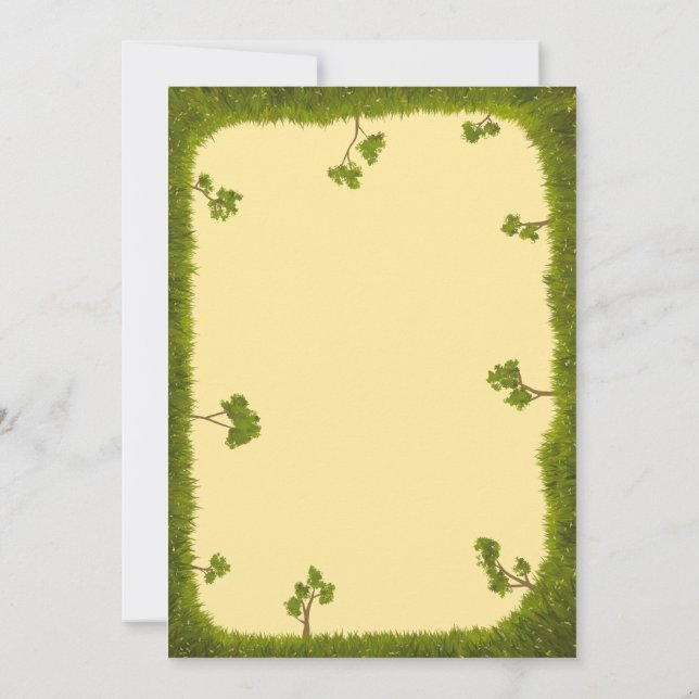 Invitación Sesame Street - Big bird (Reverso)