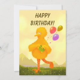 Invitación Sesame Street - Pájaro grande