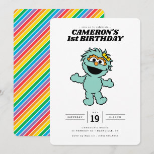 Invitación Sesame Street Rosita - Cumpleaños