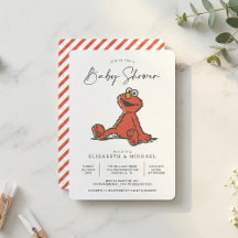 Sesame Street Vintage Elmo Baby Shower 