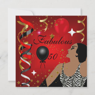 Invitación Sesenta y cinco Cumpleaños Fiesta de Señora Glamur